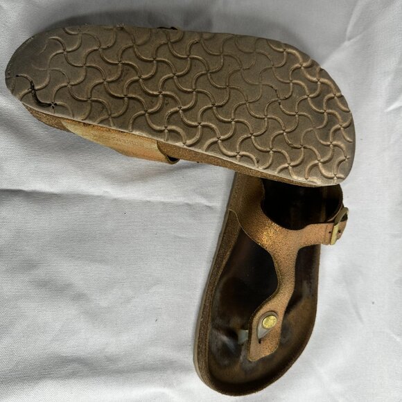 Birkenstock Gizah Leather Cork Sandals  - Size 41 - Picture 7 of 10